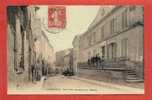 LOURMARIN - Rue Henri De Savornin - Mairie ( Carte Toilée Couleur ) - Lourmarin