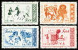 1953 CHINA S6 Great Motherland (3rd Set) : Dunhuang Murals 4V MNH - Unused Stamps