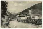 Moutiers - L Isère Et  L Ancien Eveché Carte Circulé En 1920 TBE Clocher & Batiments - Moutiers