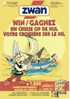 Flyer Asterix Win Uw Cruise Op De Nijl / Gagnez Votre Croisière Sur Le Nil  ZWAN  1996 - Asterix