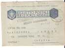 36660)biglietto Postale Per Le Forze Armate In Franchigia Verso Catania + Annullo Militare N°1 - Poststempel