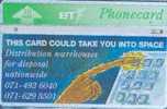 # UK_BT BTI46 This Card Could  Take You Into Space 10 Landis&gyr  8000ex Tres Bon Etat - BT Overseas Issues