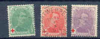 Belgie - Belgique Ocb Nr : 129 - 131   (zie Scan) - 1914-1915 Rode Kruis