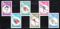 Romania Rumanien 1979, Mi 3666-3671, 13th Winter Olympic Games, Lake Placid --- MNH ** - Winter 1980: Lake Placid