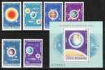 Romania Rumanien 1981, Mi 3795-3800 Bl. 181, Planets --- MNH ** - Ungebraucht