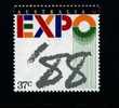 AUSTRALIA - 1988  EXPO '88  MINT NH - Ongebruikt