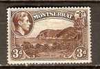 Montserrat  1938  KGVI  3d  (*) Perf 14 - Montserrat