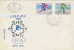 Yugoslavia- 1980 Lake Placid Winter Olympics FDC - Winter 1980: Lake Placid