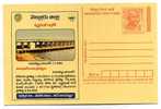 ENTIER POSTAL  STATIONERY  INDE GANDHI ENERGIE EAU BARRAGE - Agua