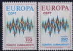 Cept 1972 Turquie Turkije Yvertn° 2024-25 *** MNH Cote 5,00 Euro - Ungebraucht