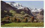 Suisse Switzerland - Wengen Gegen Die Jungfrau Und Das Breithorn - Neuve - Ed. Gaberell - Wengen