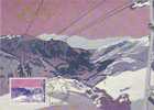 Liechtenstein-1979 Lake Placid 1.50 Chair Lift, Maximum  Card - Winter 1980: Lake Placid