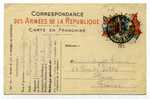 WWI / CARTE DE FRANCHISE MILITAIRE / DRAPEAU / - WO1