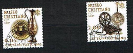 VATICANO - VATICAN  CAT.UNIF.  1443.1444  - 2007  250^ ANNIVER. DEL MUSEO CRISTIANO  -  USATI (°) - Used Stamps