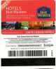 @+ Carte Cadeau - Gift Card : Hotels Best Western France 75€ - Verso SAMPLE - Treuekarten