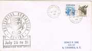 Carta REGINA SASK (Canada) 1954. Exhibition Stamps - Lettres & Documents