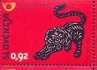 SI 2010-836 LUNAR YEAR TIGER, SLOVENIA, 1v, MNH - Chinees Nieuwjaar