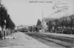 D95 - SAINT LEU - VUE INTERIEURE DE LA GARE AVEC TRAIN - Saint Leu La Foret