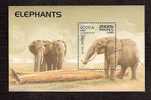 ELEPHANTS : -  LAOS -  BF 1 TIMBRES NEUFS** LUXE-  1997 - Elephants