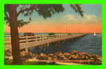 ST. PETERSBURG, FL. - GANDY BRIDGE CONNECTING TAMPA AND ST PETERSBURG - ANIMATED CARS - - Tampa