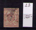 SUIZA 1852 - RAYON III - Yvert Nº 23 - 1843-1852 Kantonalmarken Und Bundesmarken
