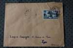 THIES SENEGAL EN EX AFRIQUE OCCIDENTALE FRANCAISE MARCOPHILIE ENVELOPPE LETTRE AVION ROTARY INTERNATIONAL 1905-1955 - Sonstige & Ohne Zuordnung