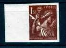 VARIETE  N° YVERT  652  TYPE  IRIS NON DENTELE  NEUF LUXE  VOIR DESCRIPTIF - Unused Stamps