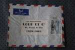 CAMEROUN EX COLONIE FRANCAISE MARCOPHILIE  ENVELOPPE LETTRE AVION AFF TIMBRE SEUL - Lettres & Documents