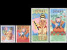 2004 JAPAN YEAR OF THE MONKEY 4V - Unused Stamps