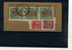 - TIMBRES DE L´INDE ANGLAISE SUR FRAGMENT . GEORGE V - 1911-35 King George V