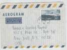 Sweden Aerogramme Sent To USA 29-12-1974 - Entiers Postaux