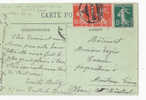 OBLITERATION AMBULANT SUISSE SUR SEMEUSE - Temporary Postmarks