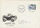 Finland-1973 Auto 73 Souvenir Cover - Used Stamps