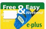 GERMANIA (GERMANY) - E PLUS  (SIM GSM ) -  CELLULAR    - USED WITHOUT CHIP - RIF. 5862 - GSM, Voorafbetaald & Herlaadbare Kaarten