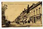 Cpa HIRSON Avenue De La Gare  Imprimerie Marbrerie Ed De La Gazette Tierarche N°18 - Hirson