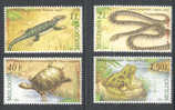 2005 MOLDOVA Reptiles 4v+MS MNH - Ranas