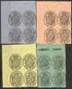ES035-L2165.Spain.Espagne. ESCUDO DE ESPAÑA (ED 35/8**).EN NUEVO SIN CHARNELA BL4.BORDE DE HOJA.LUJO - Unused Stamps