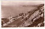 UNDERCLIFF DRIVE From Boscombe - REAL PHOTO 1920s  30s - BOURNEMOUTH - Dorset - Bournemouth (from 1972)
