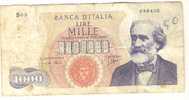 2857)bellissimo 1000 Lire Banca D´ Italia Del 14-7-1962 Vedi Foto - 1000 Lire