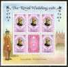 Antigua 1981 Royal Wedding. Mini Sheet  (*)  MH On Edge Of Sheet - 1960-1981 Autonomie Interne