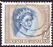 Pays : 404 (Rhodésie-Nyassaland : Colonie Britannique)  Yvert Et Tellier :    11 (o) - Rhodésie & Nyasaland (1954-1963)