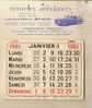 Calendrier NOUVELLES AMBULANCES Fon 1932 , J GILLARD Directeur 5 Rue Sivel PARIS 75 ( Voitures Américaines ) Croix Rouge - Big : 1961-70