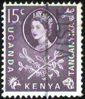 Pays : 260,1 (Kenya-Ouganda-Tanganyika)  Yvert Et Tellier N° : 107 (o) - Kenya, Ouganda & Tanganyika