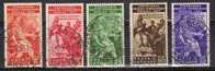 VATICANO 1935 - Congresso Giuridico (5 V.)     (g207) - Used Stamps
