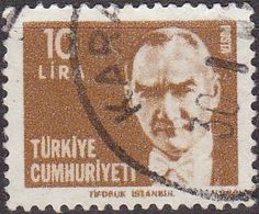Turquia 1980 Scott 2137A Sello º Fundador Y 1º Presidente Mustafa Kernal Ataturk Yvert 2302 Michel 2533 Turkey Stamps - Oblitérés