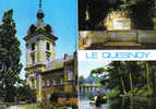 Carte Postale 59. Le Quesnois  Le Beffroi  Et L'hotel De Ville Trés Beau Plan - Le Quesnoy