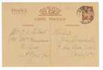 Entier Postal Iris De Alger à Paris 1941 - Briefe U. Dokumente