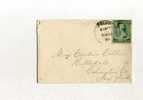 -  ETATS UNIS 1847/99 . AFFRANCHISSEMENT SIMPLE SUR ENVELOPPE DE 1889 . CIRCULATION INTERIEURE - Covers & Documents