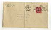 -  ETATS UNIS 1921/40 . AFFRANCHISSEMENT SIMPLE SUR ENVELOPPE DE 1930  . CIRCULATION INTERIEURE - Brieven En Documenten