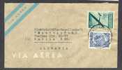 Argentina Via Aerea Buenos Aires 1951 Cover To Berlin Alemania Germany Cattle Bull Aeroplane - Airmail